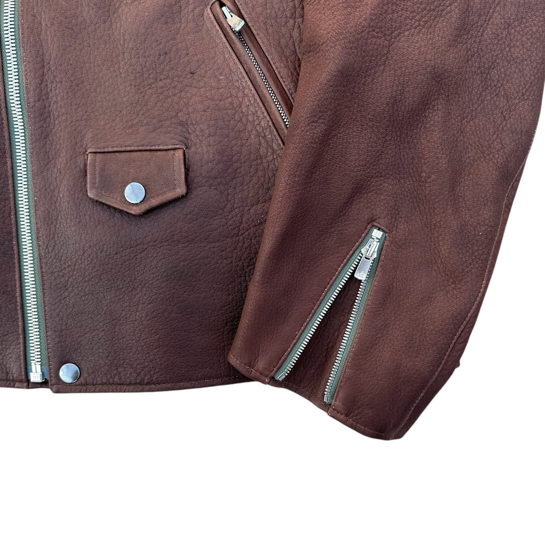 Biker jacket baby elk