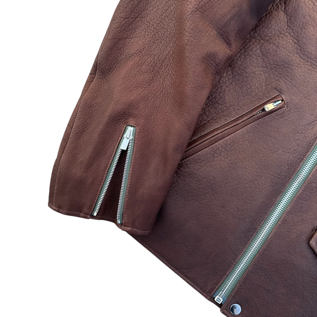 Biker jacket baby elk