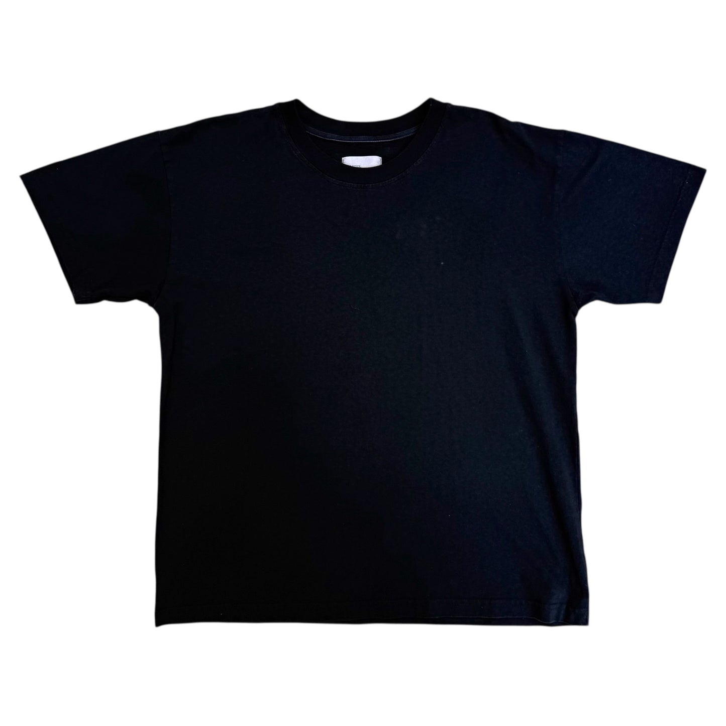 7oz plain tee black