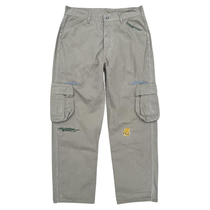 Cargo pant damaged cotton rip stop