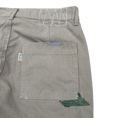 Cargo pant damaged cotton rip stop