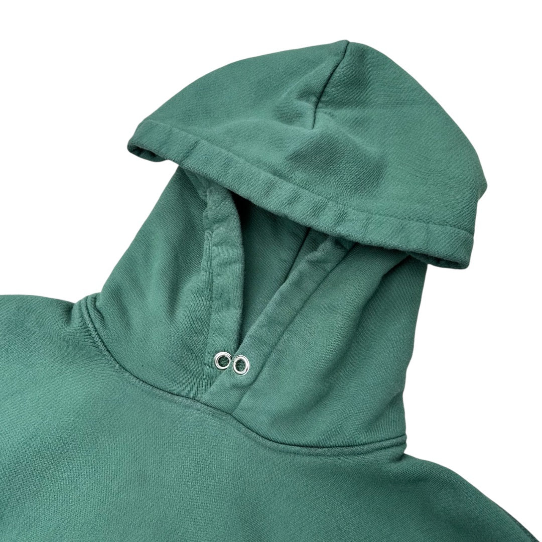 18 oz vintage wash green hoodie